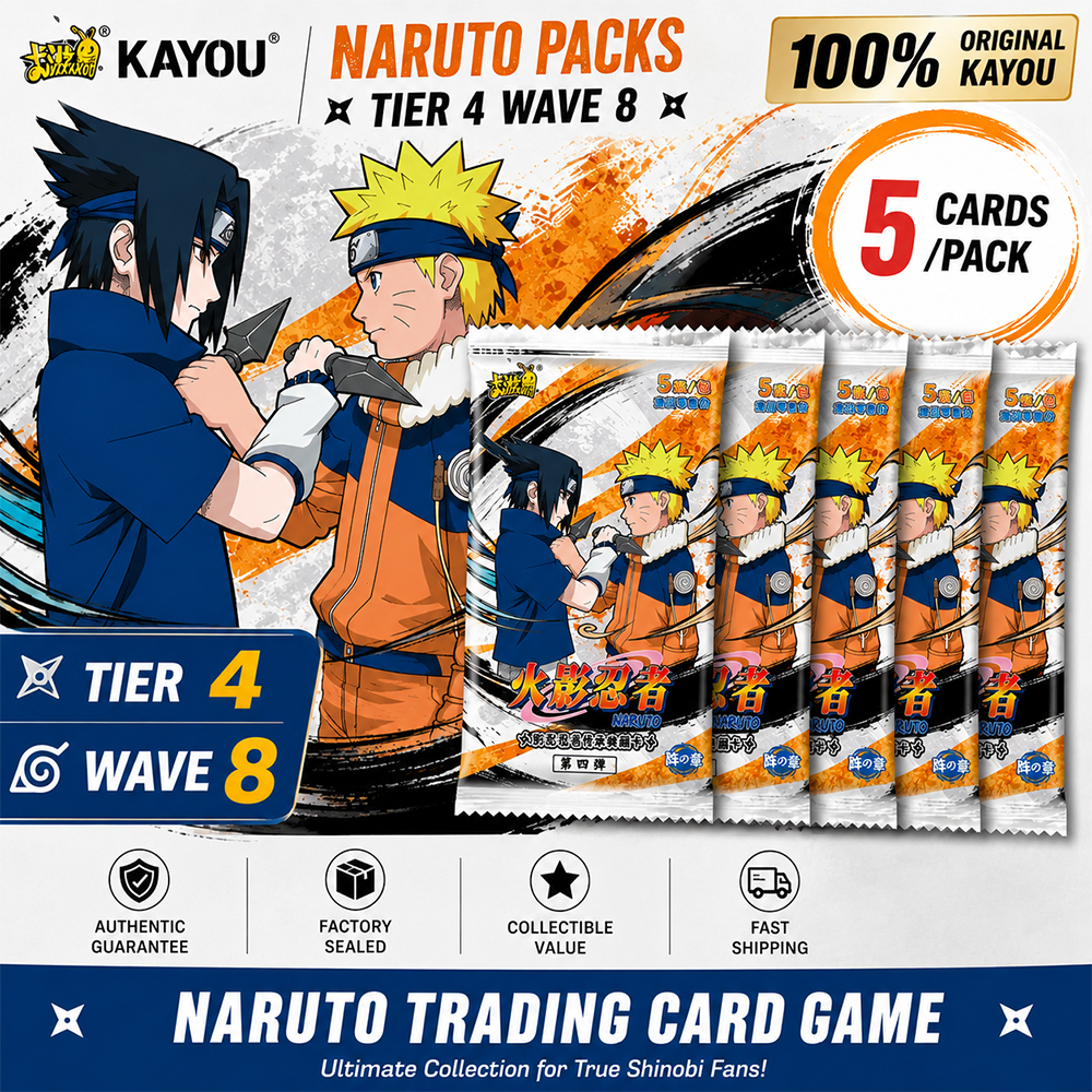 KAYOU Naruto Tier4Wave8 Booste - Rare Anime Merchandise review and price