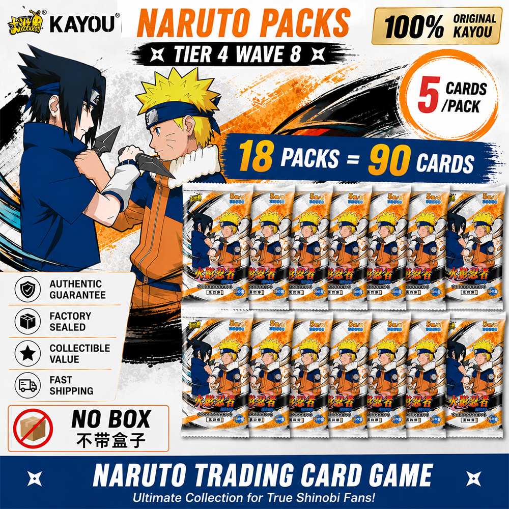 KAYOU Naruto Tier4Wave8 Booste - Rare Anime Merchandise review and price