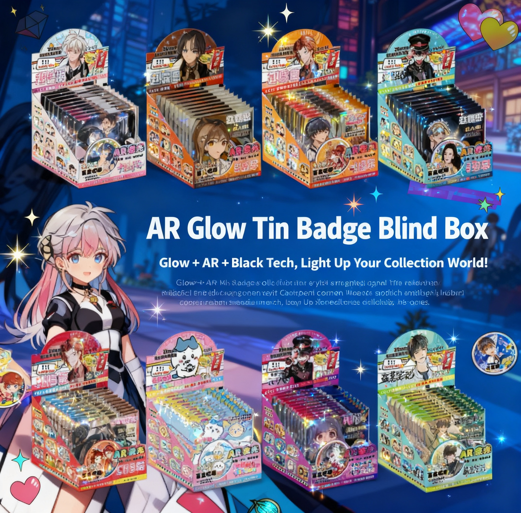 Hot Sale 75mm AR Glow Anime Ba - Anime Merchandise For Sale review and price