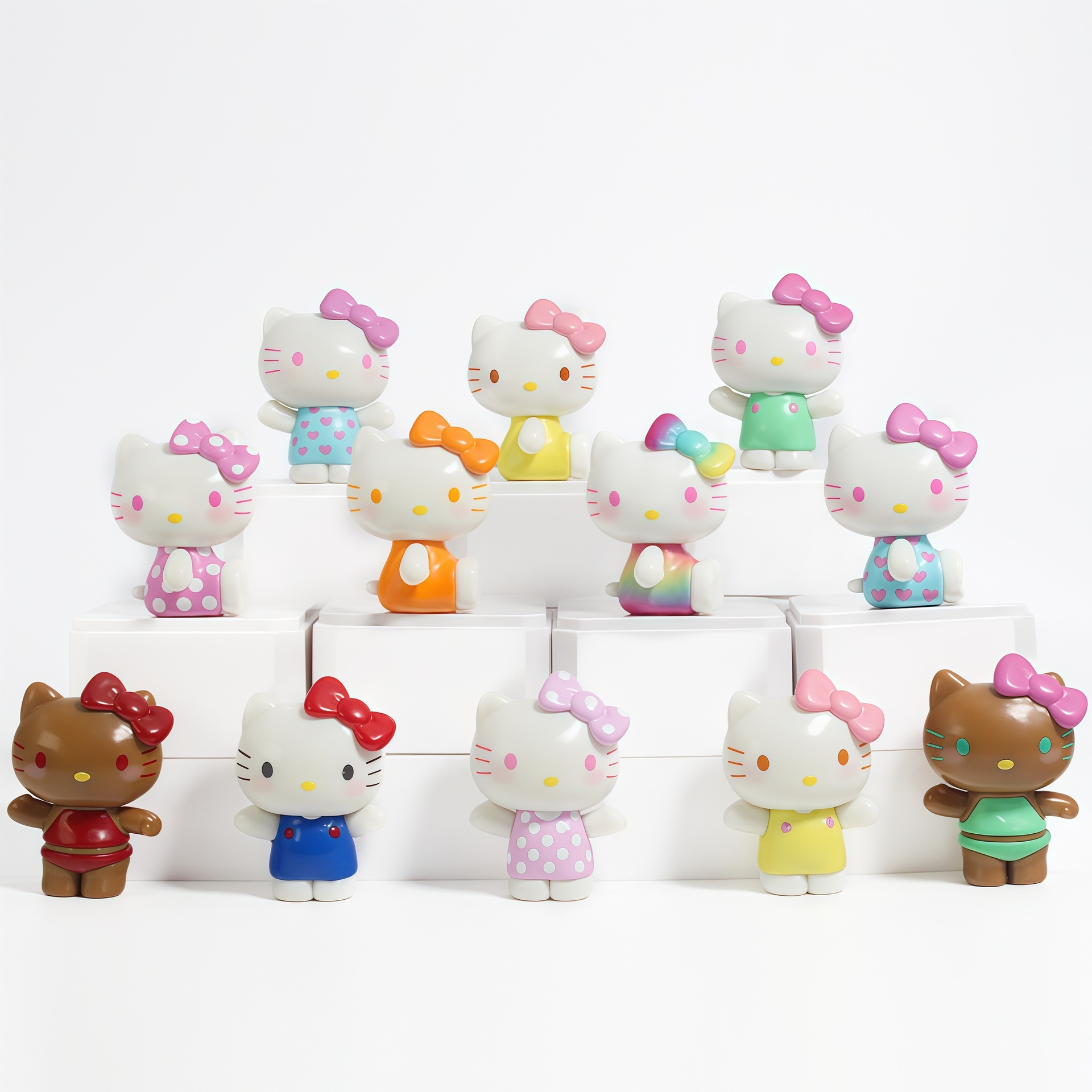 Hello Cat Summer Rainbow Serie - Figure Display Box review and price